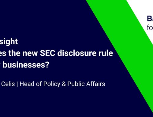 What does the new SEC disclosure rule mean for businesses?